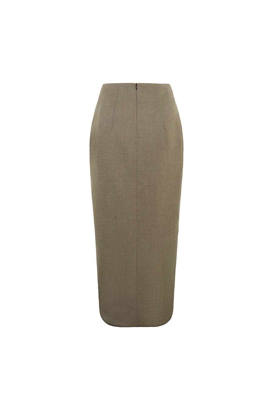 Colby Tulip Front Slit Tweed Midi Skirt Skirt Lecia RTW