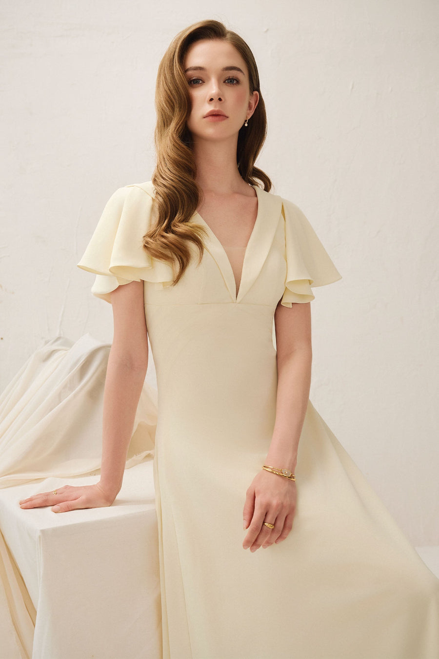 Diana Butterfly Sleeve Maxi Dress 4