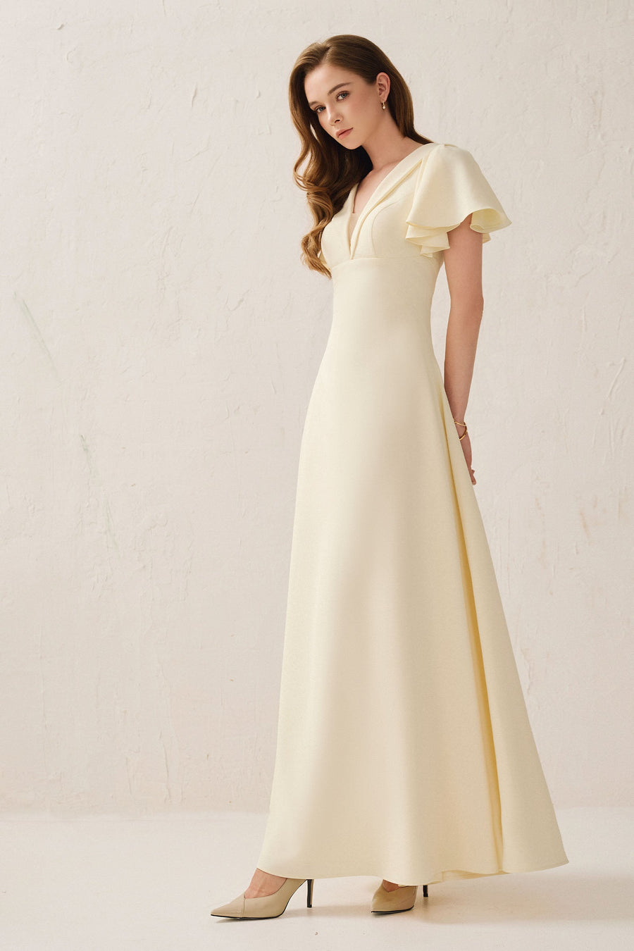 Diana Butterfly Sleeve Maxi Dress 3