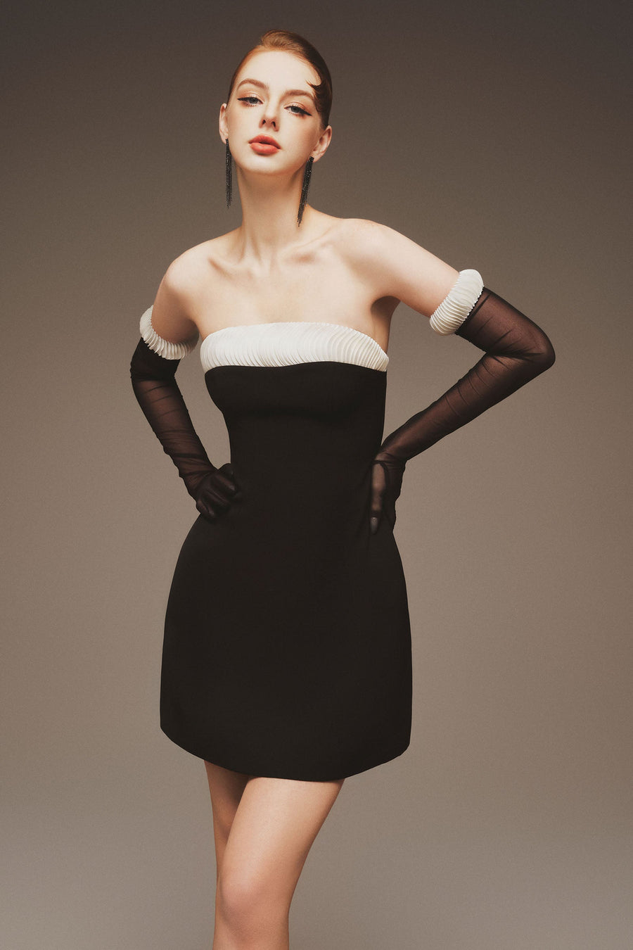 Cyrene Ruffle Mini Dress 5