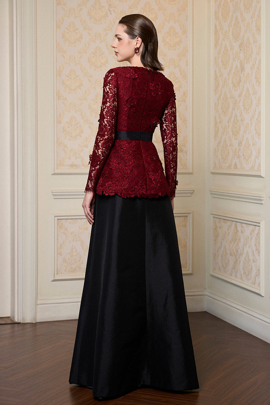 Rosée Peplum Maxi Dress 2