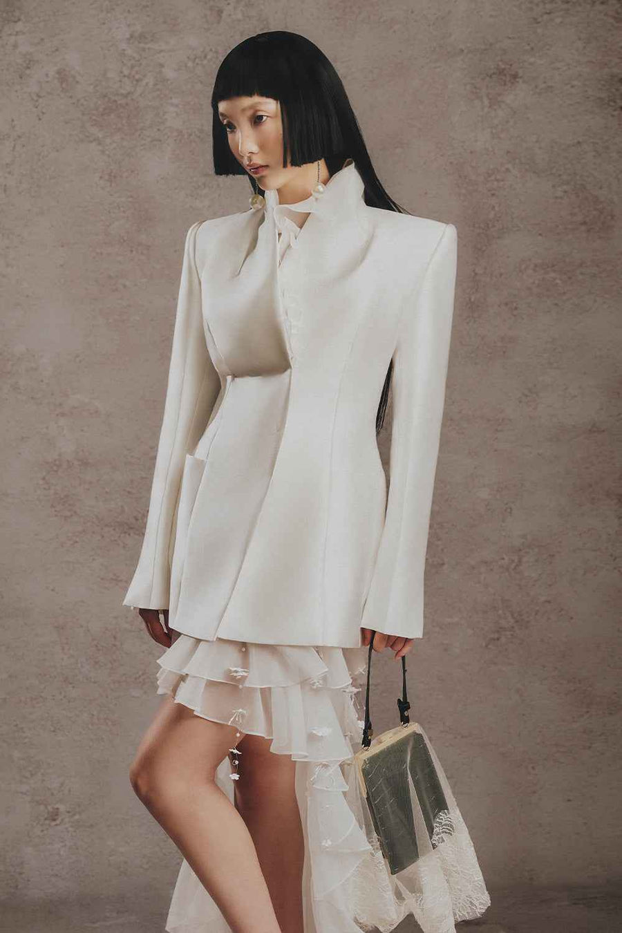 Alma High Neck Jacket