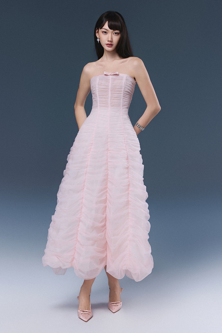 Ember Ruched Midi Dress 5