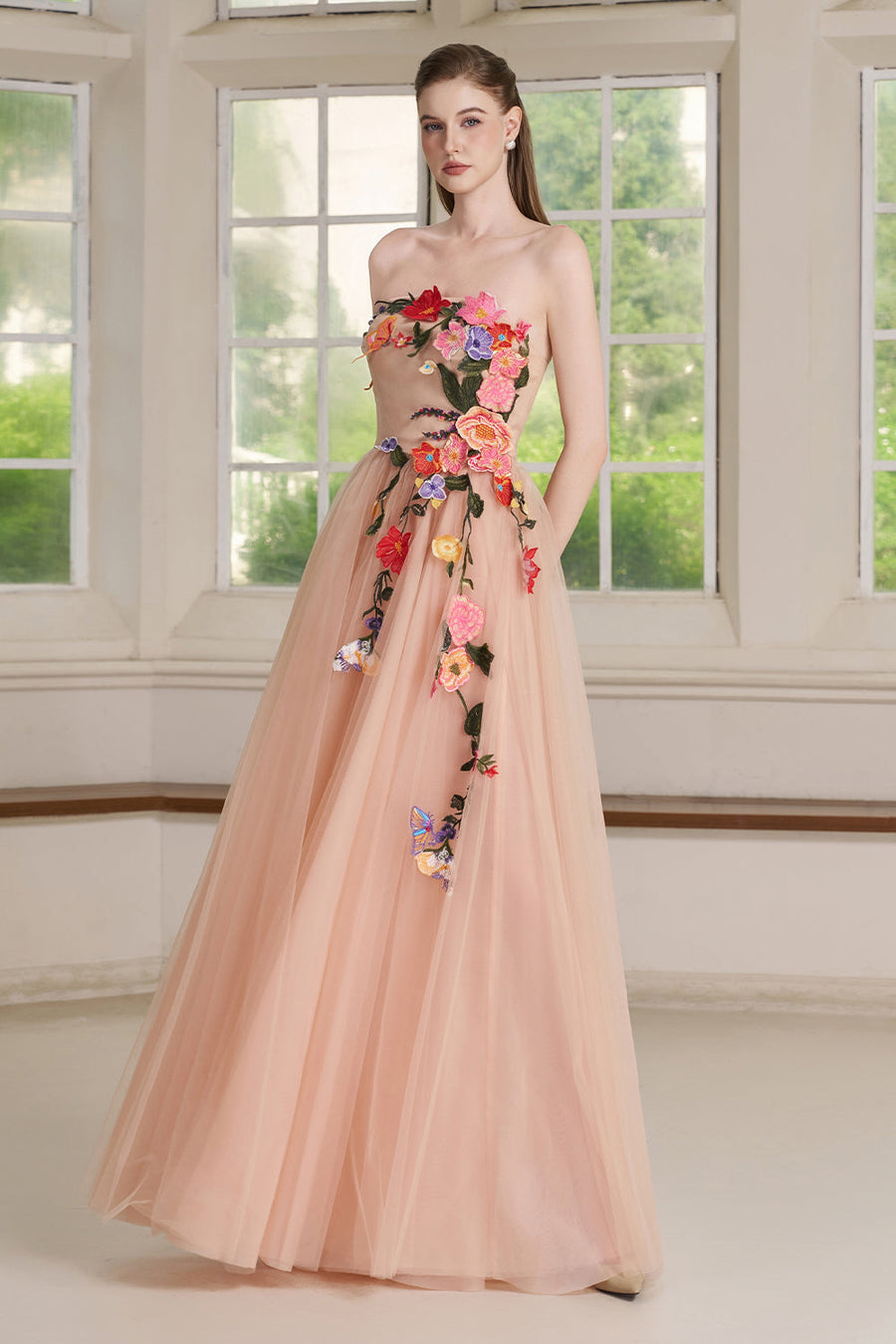 Maelle Applique Maxi Dress 6
