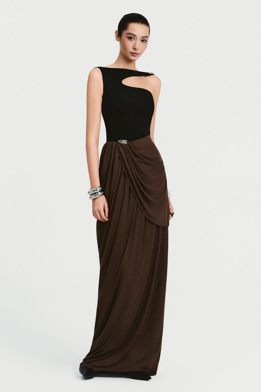 Odessa Draped Maxi Dress 3