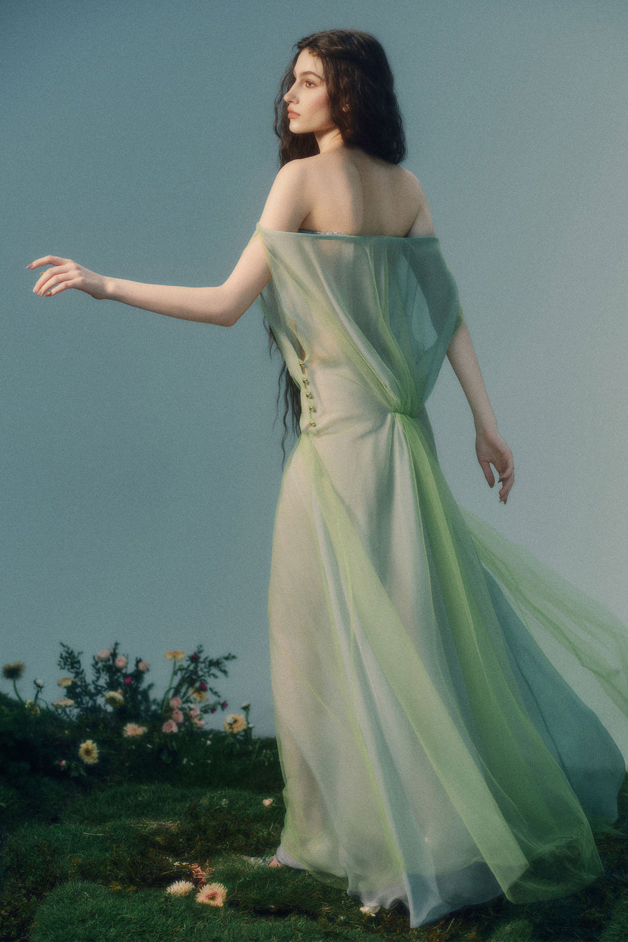 Naiad Off-Shoulder Maxi Dress 2