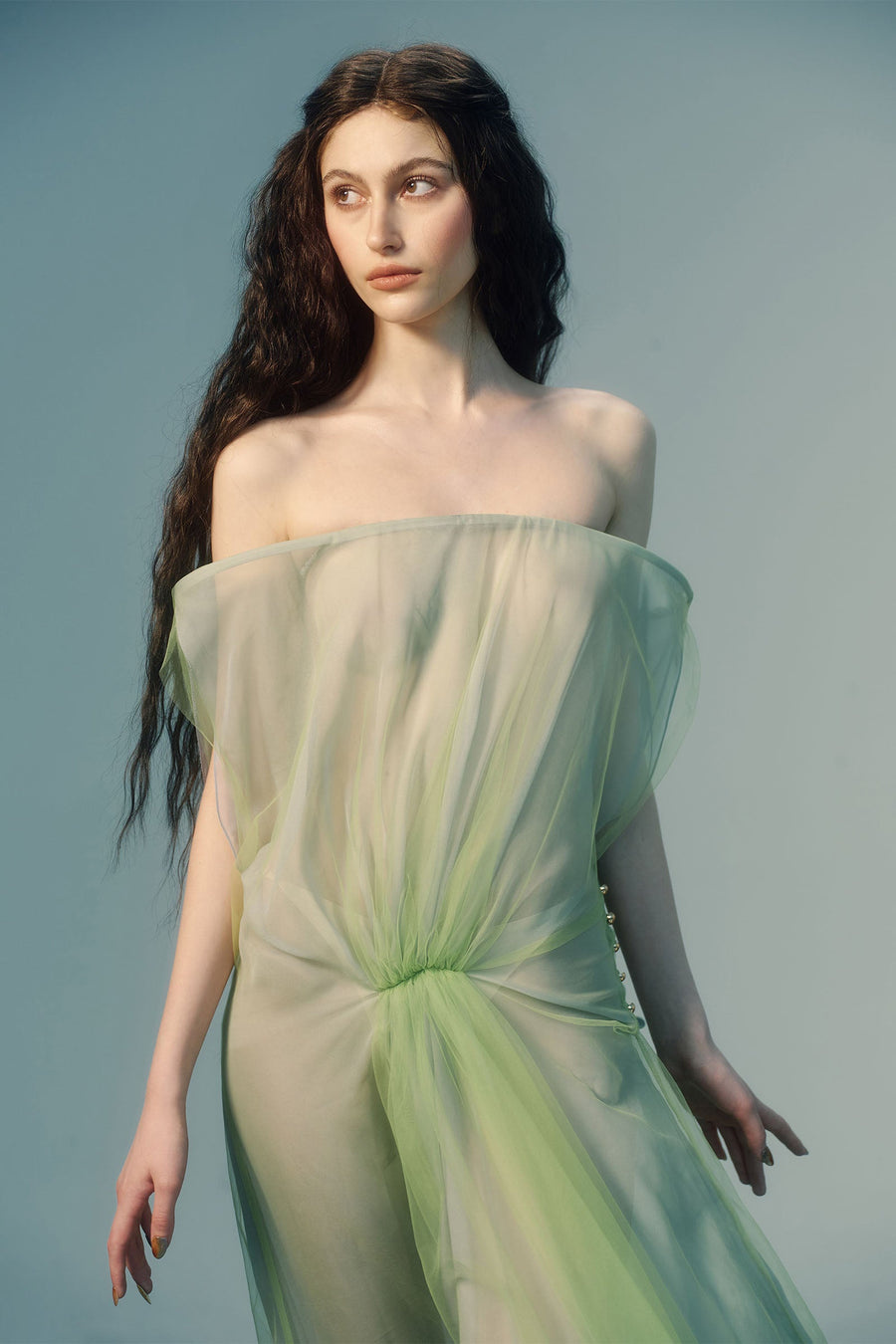 Naiad Off-Shoulder Maxi Dress 6