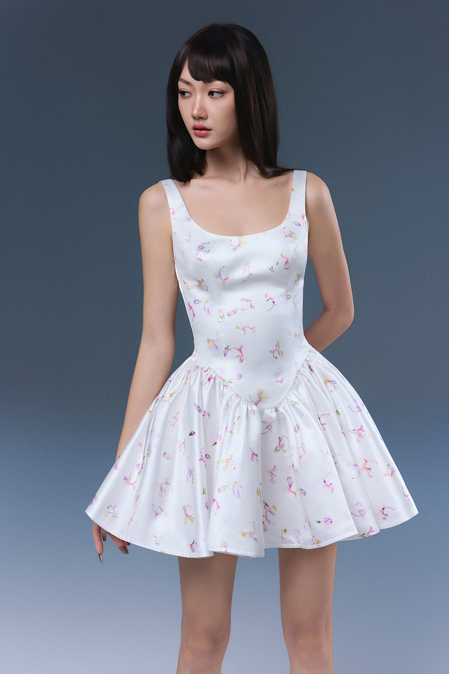 Nelle Scoop Neck Mini Dress 4