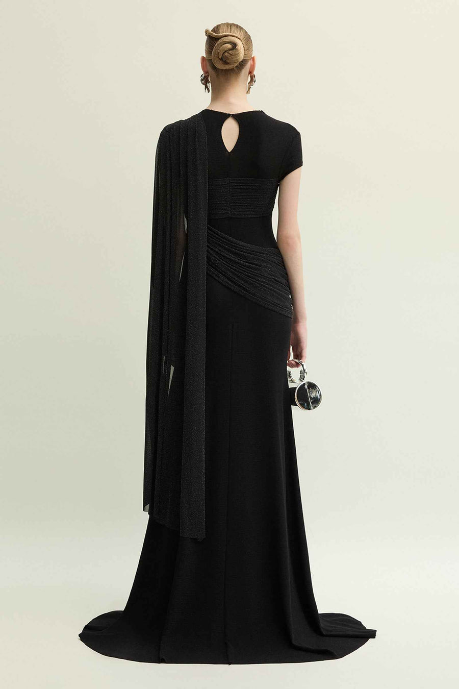 Freya Mermaid Draped Maxi Dress