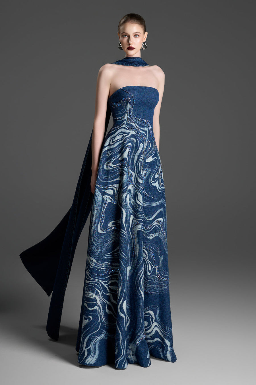 Astrid Straight Across Bead Maxi Dress 5