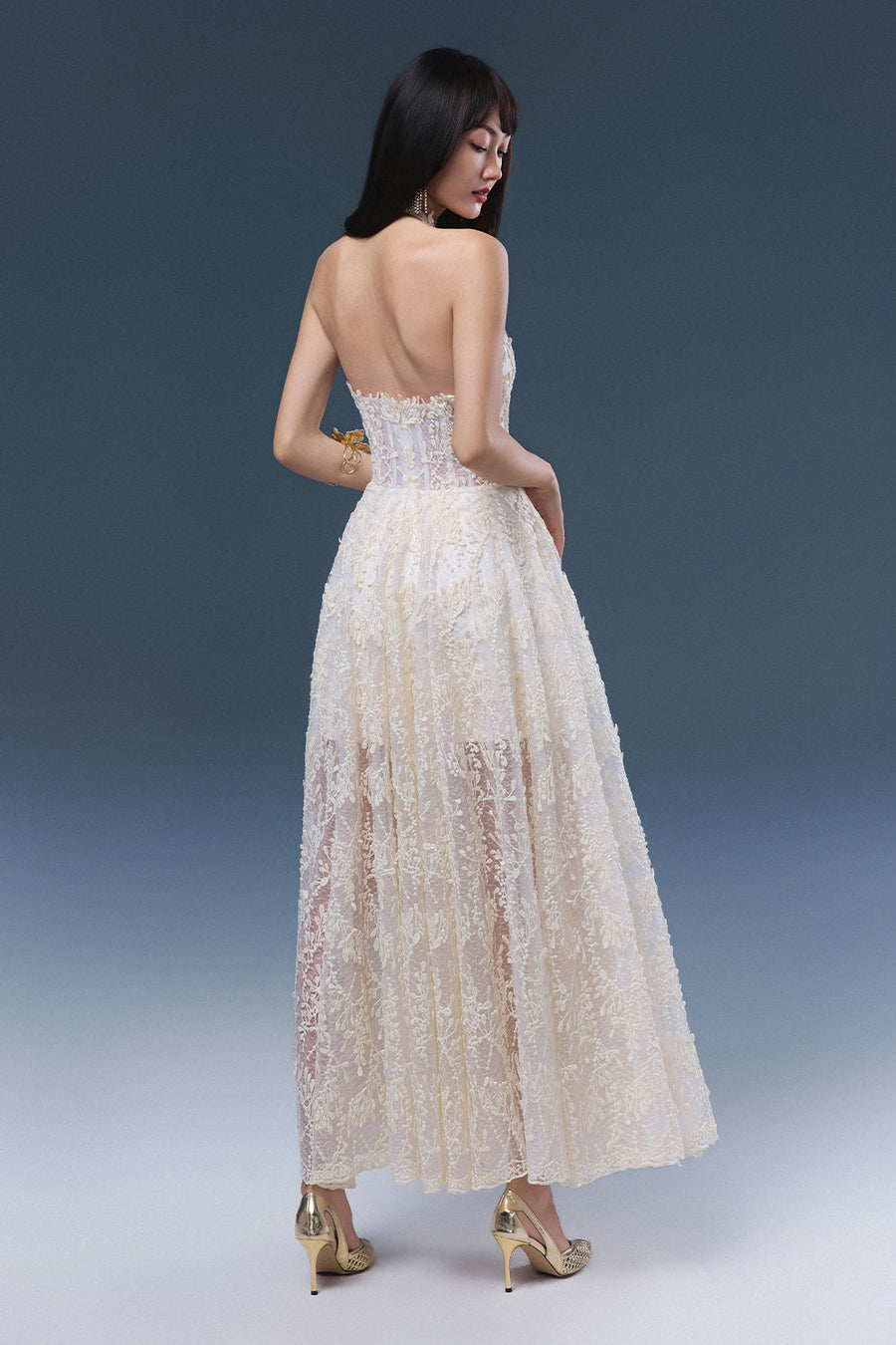 Cynthia High Neck Maxi Dress 2