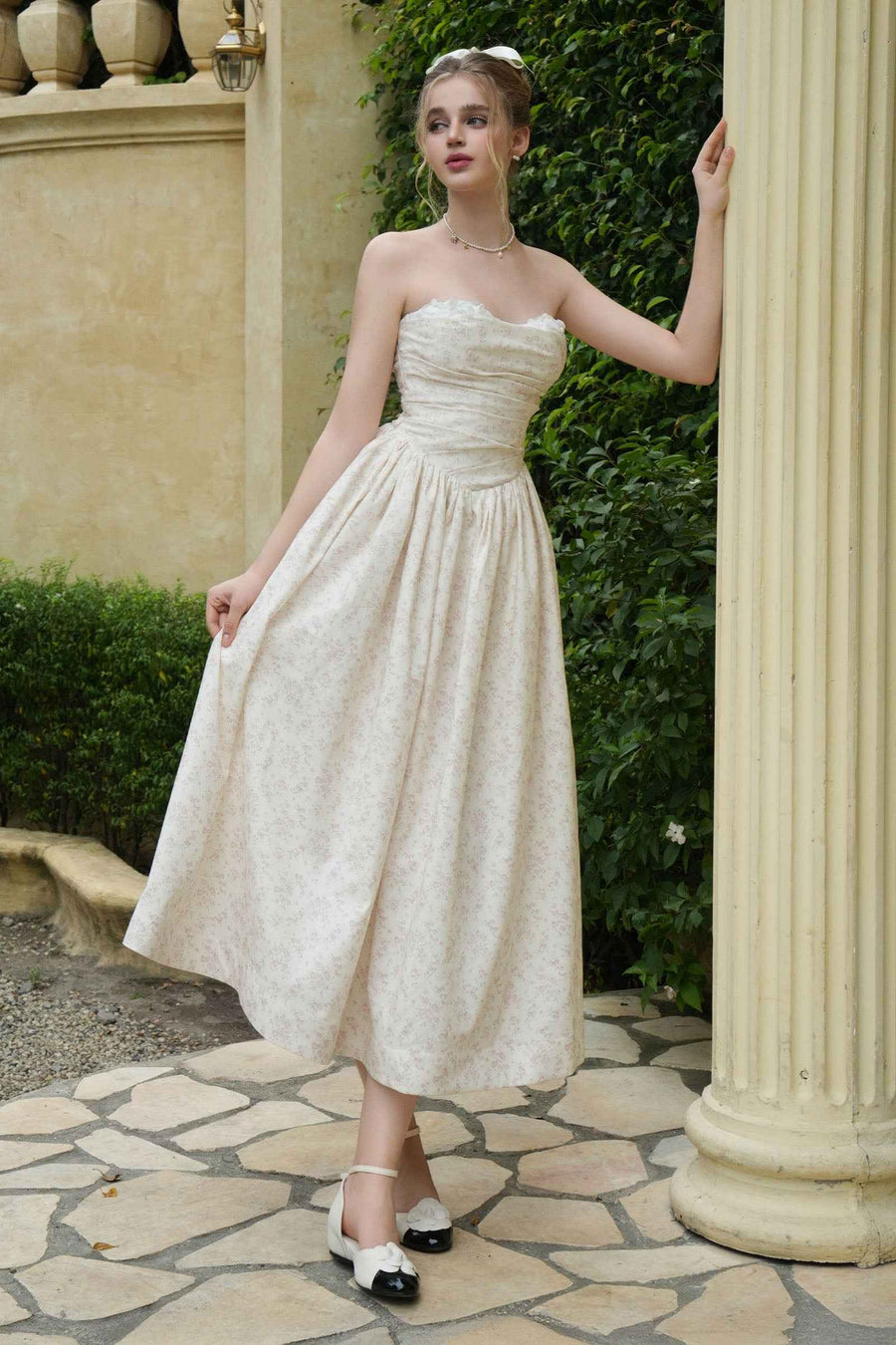 Fairyblush Sweetheart Midi Dress