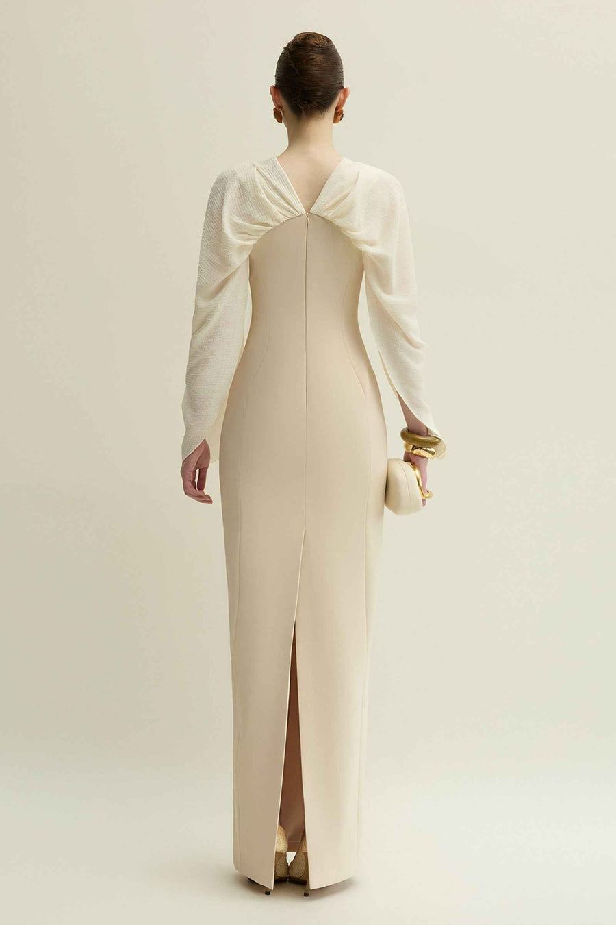 Willow Split Sleeve Button Maxi Dress
