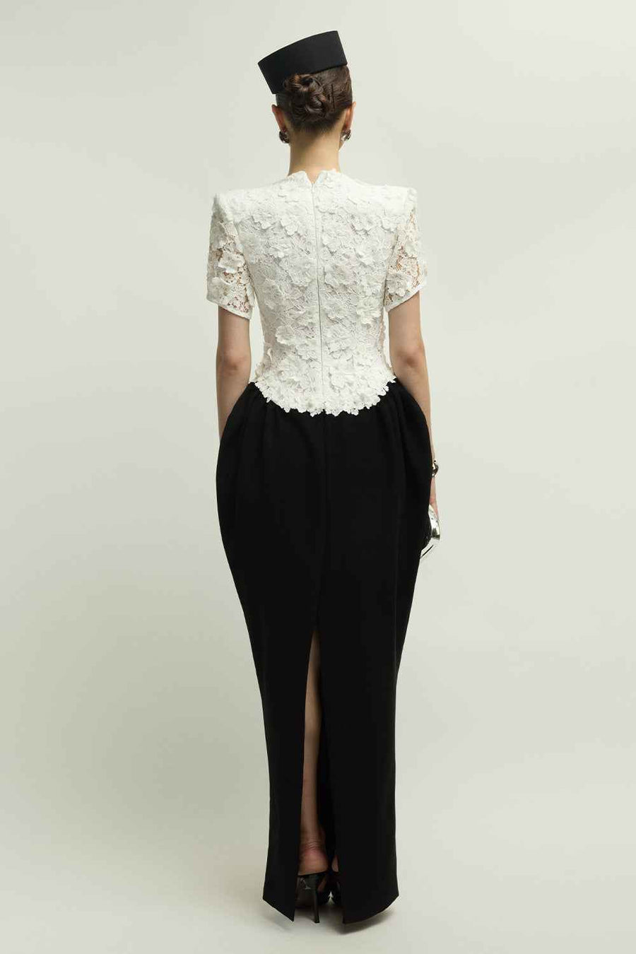 Vivien Pegged Applique Maxi Dress