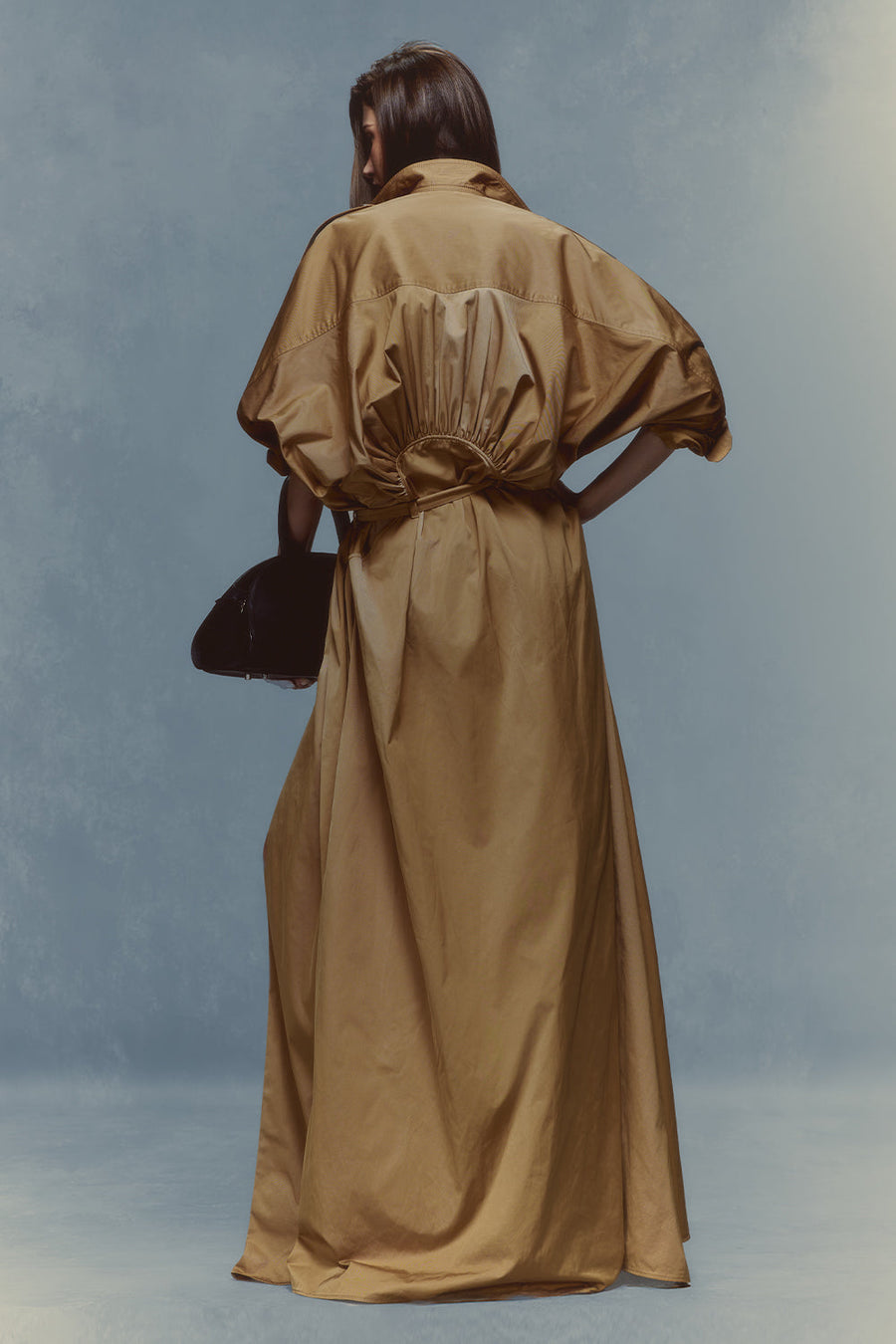 Sebastian Trapezoid Trench Coat 2