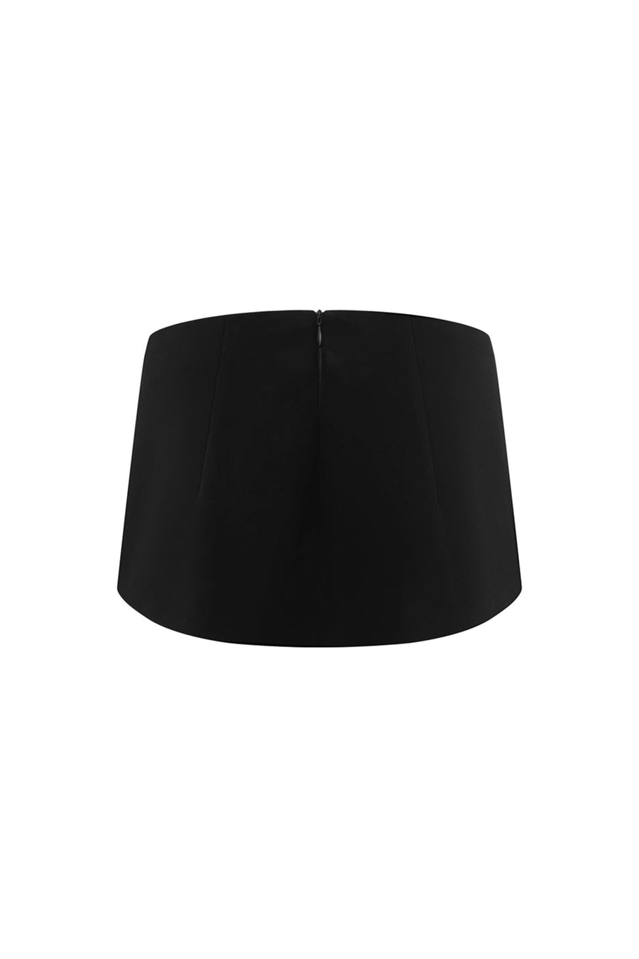 Avenoire Bodycon Back Zipper Crepe Mini Skirt 3