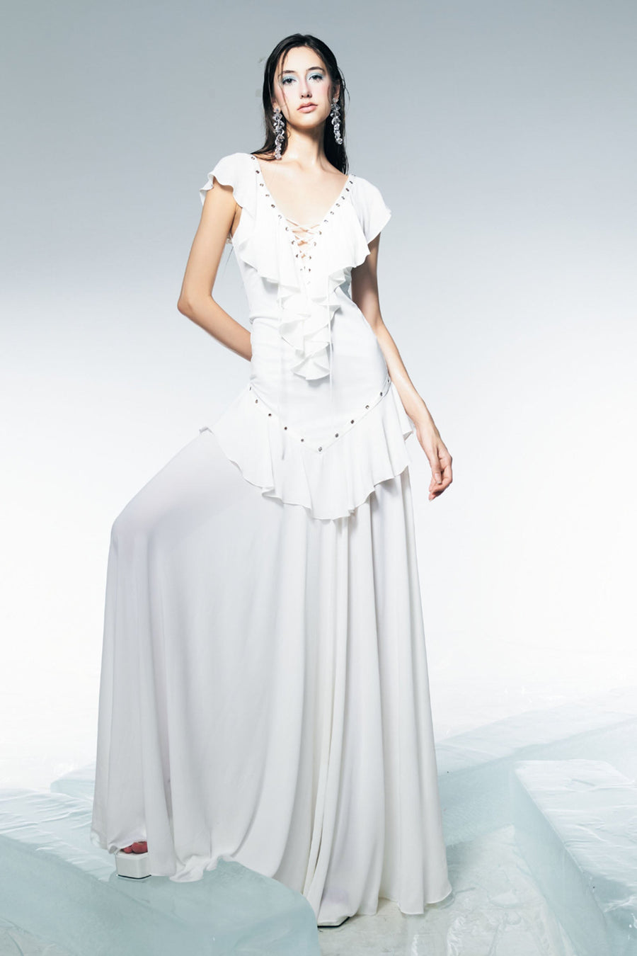 Nelly Ruffle Maxi Dress 3