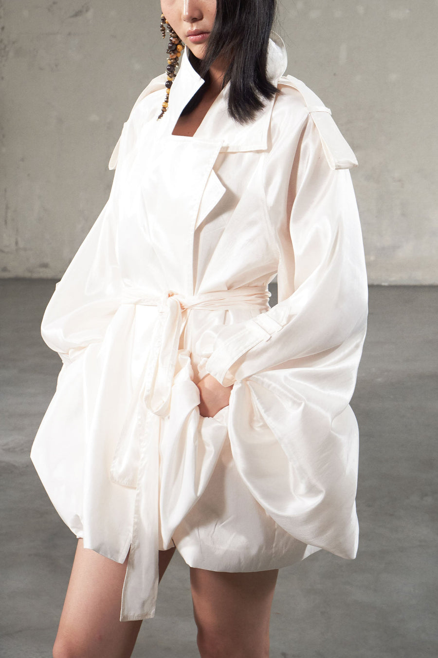 Luu Puff Sleeve Coat 2