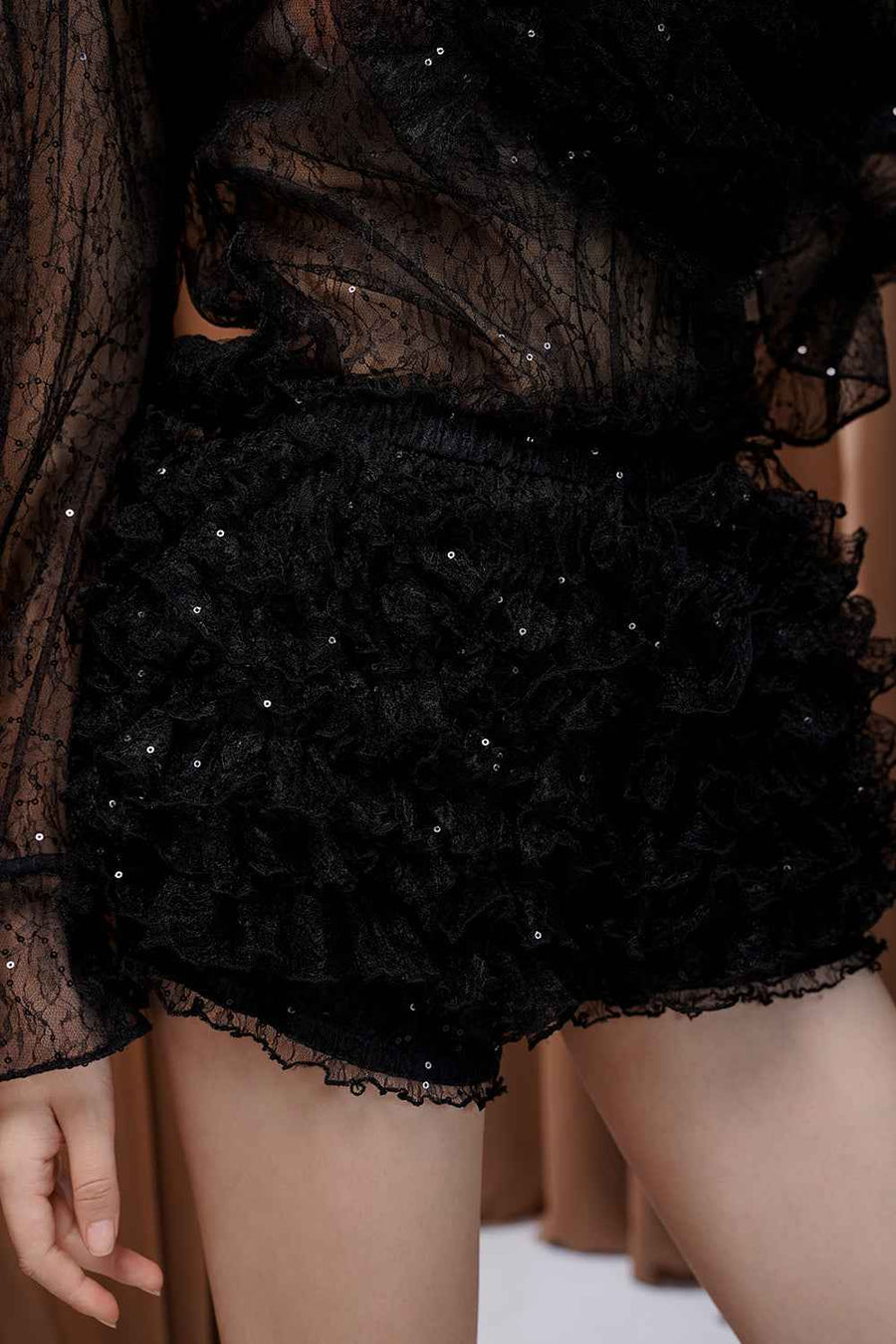 Natalie Ruffle Shorts