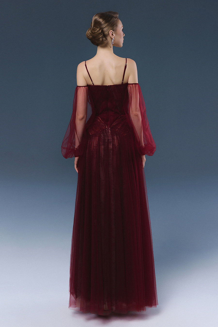 Rosalie Cold Shoulder Sleeve Maxi Dress 2