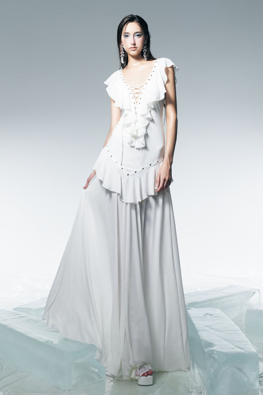 Nelly Ruffle Maxi Dress 4