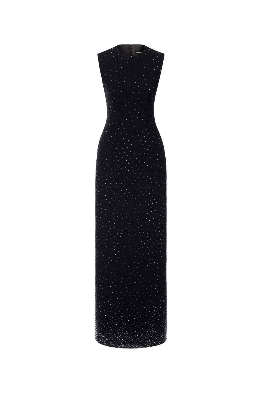 Crystal Beaded Maxi Dress