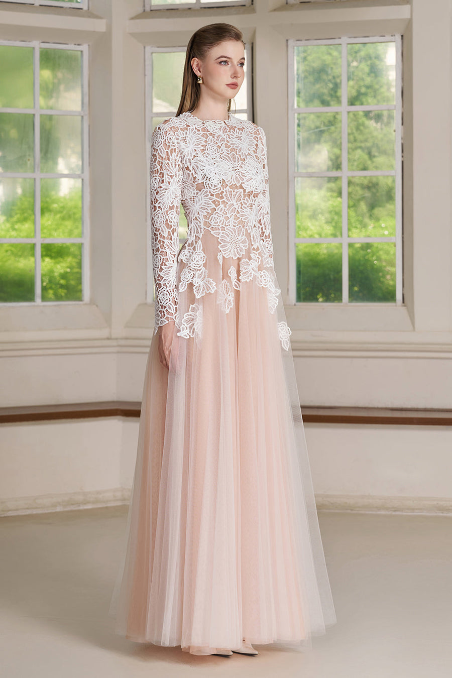 Lior Round Neck Maxi Dress 3