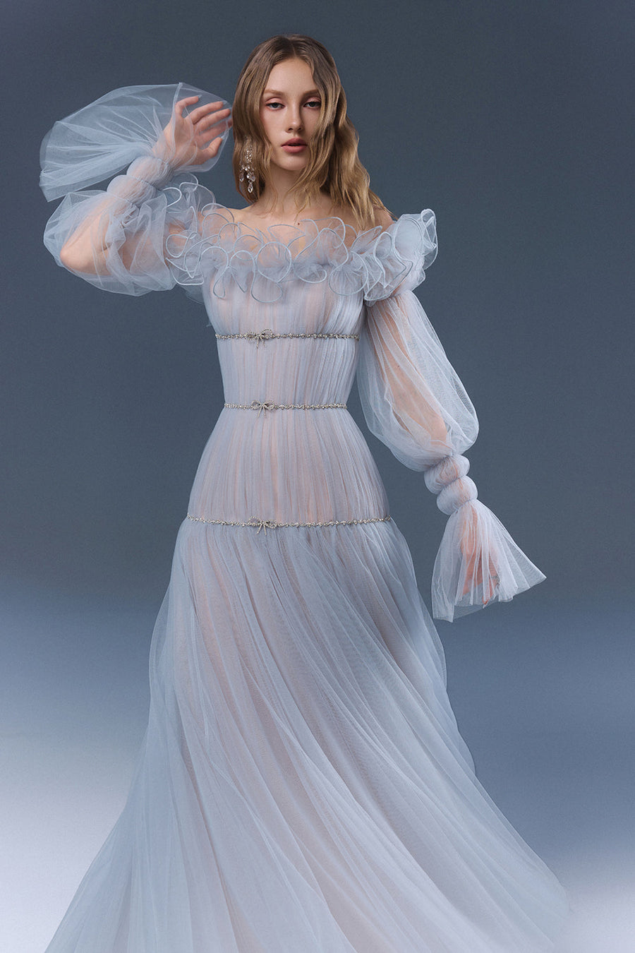 Aurora Puff Sleeve Maxi Dress 3