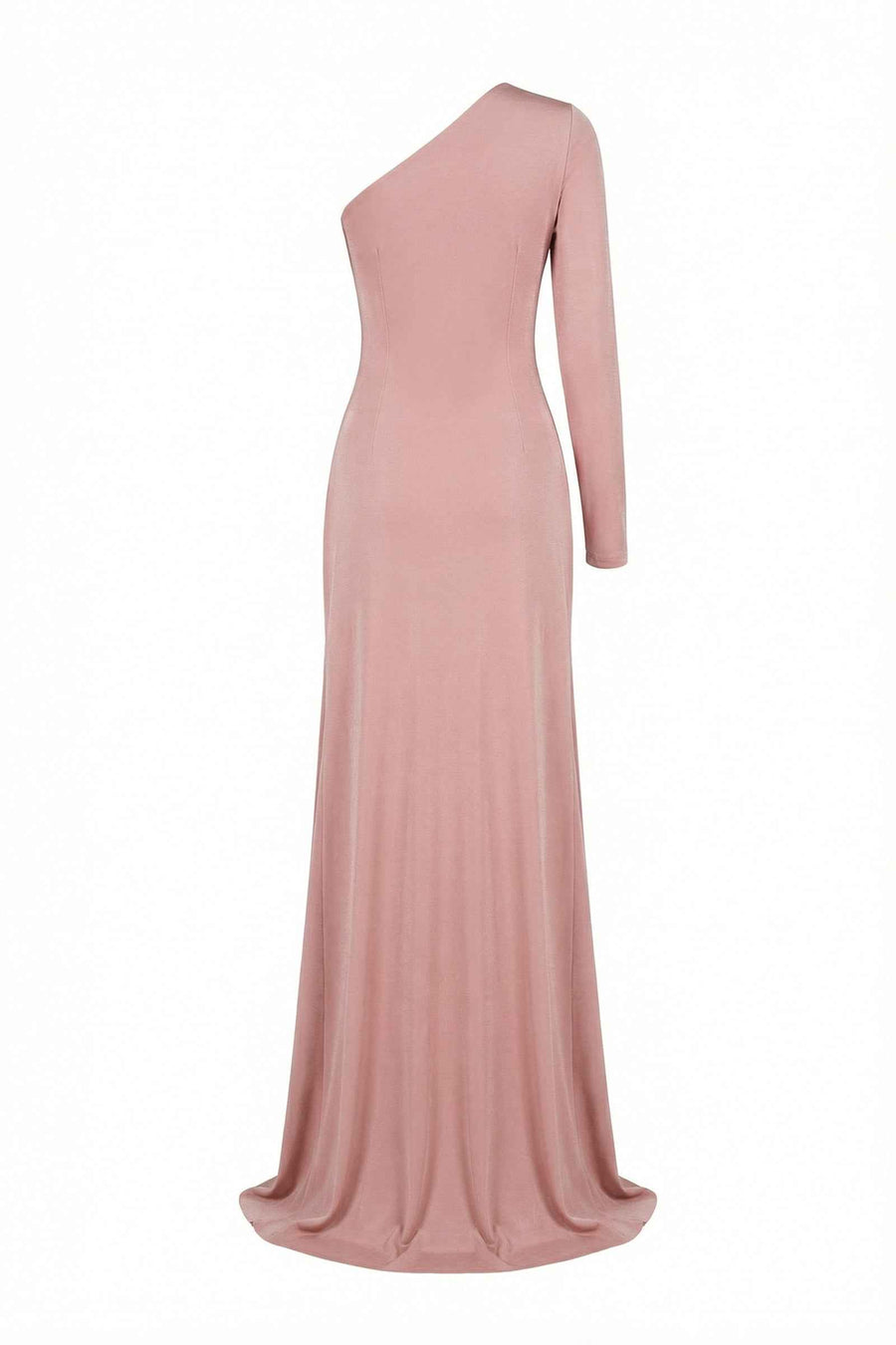 Ely Asymmetric Sleeve Maxi Dress