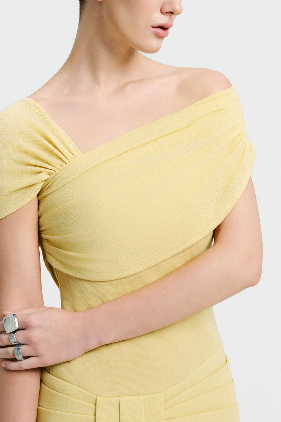 Amara Asymmetric Neck Maxi Dress 4