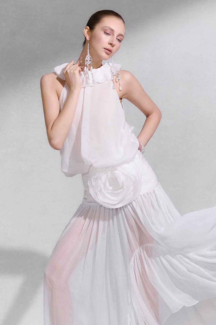 Salus Applique Maxi Dress