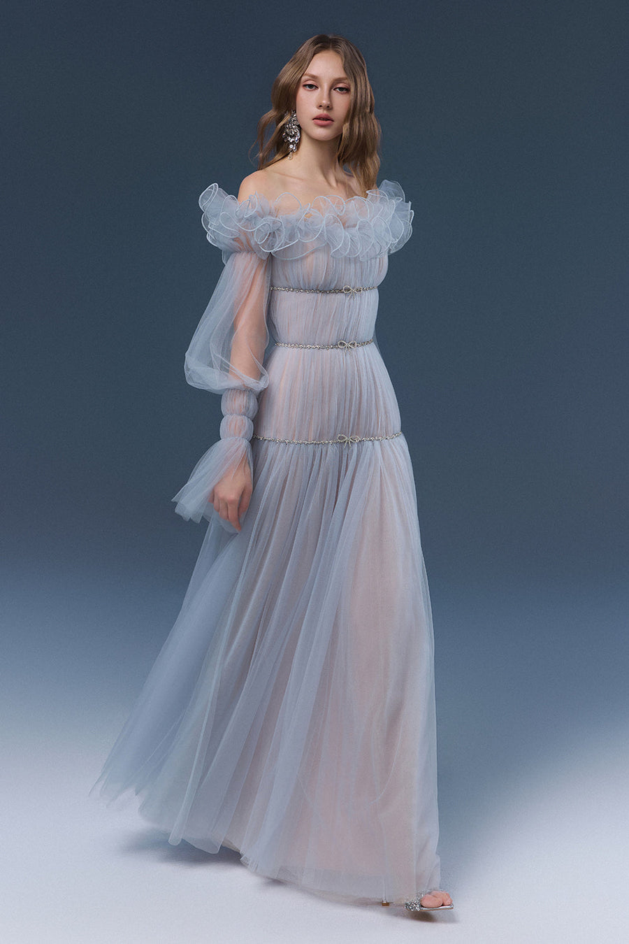 Aurora Puff Sleeve Maxi Dress 2