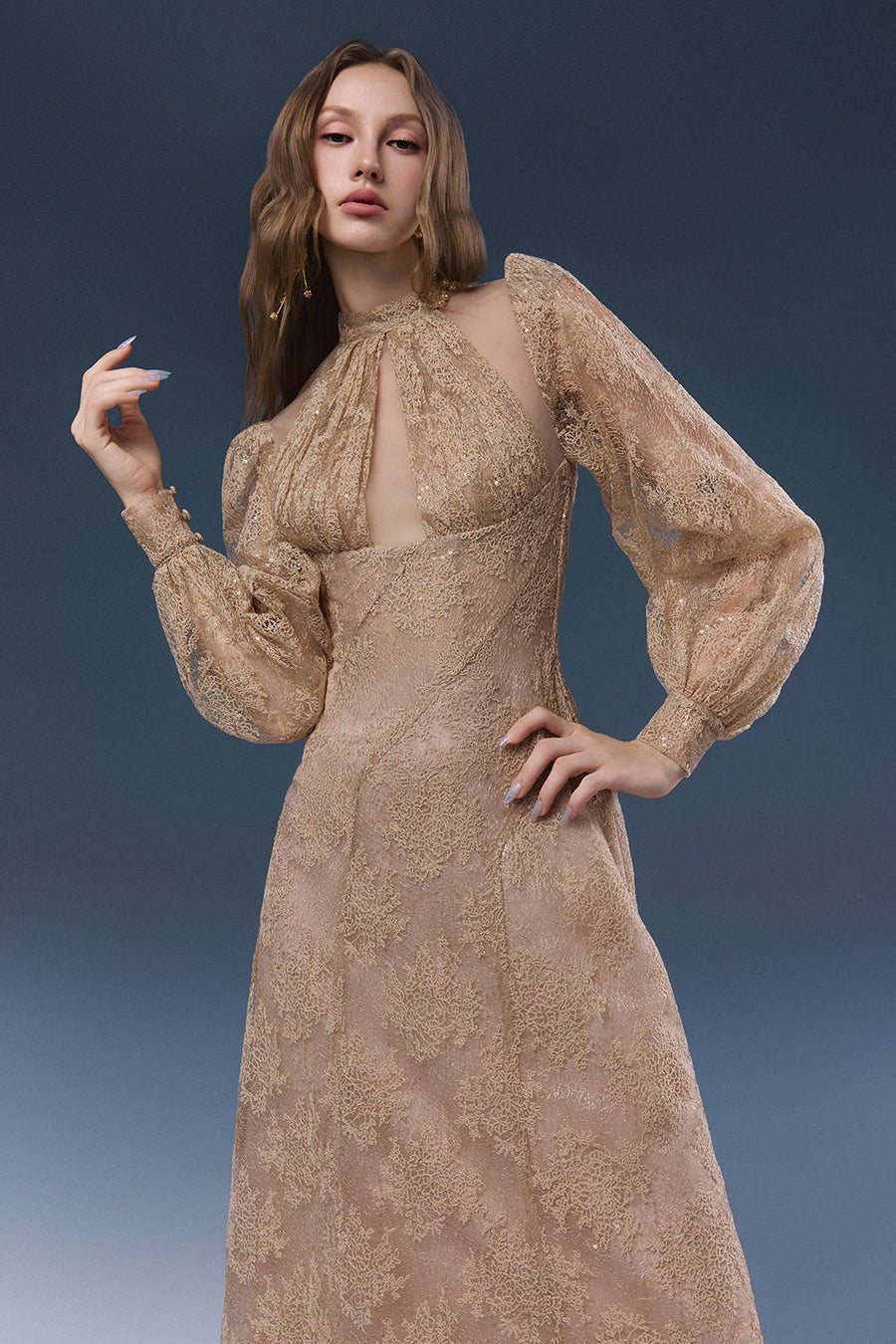 Jadeline Bishop Sleeve Maxi Dress 5