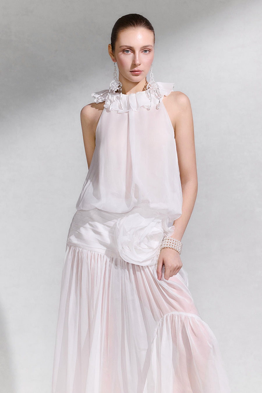 Salus Applique Maxi Dress 6
