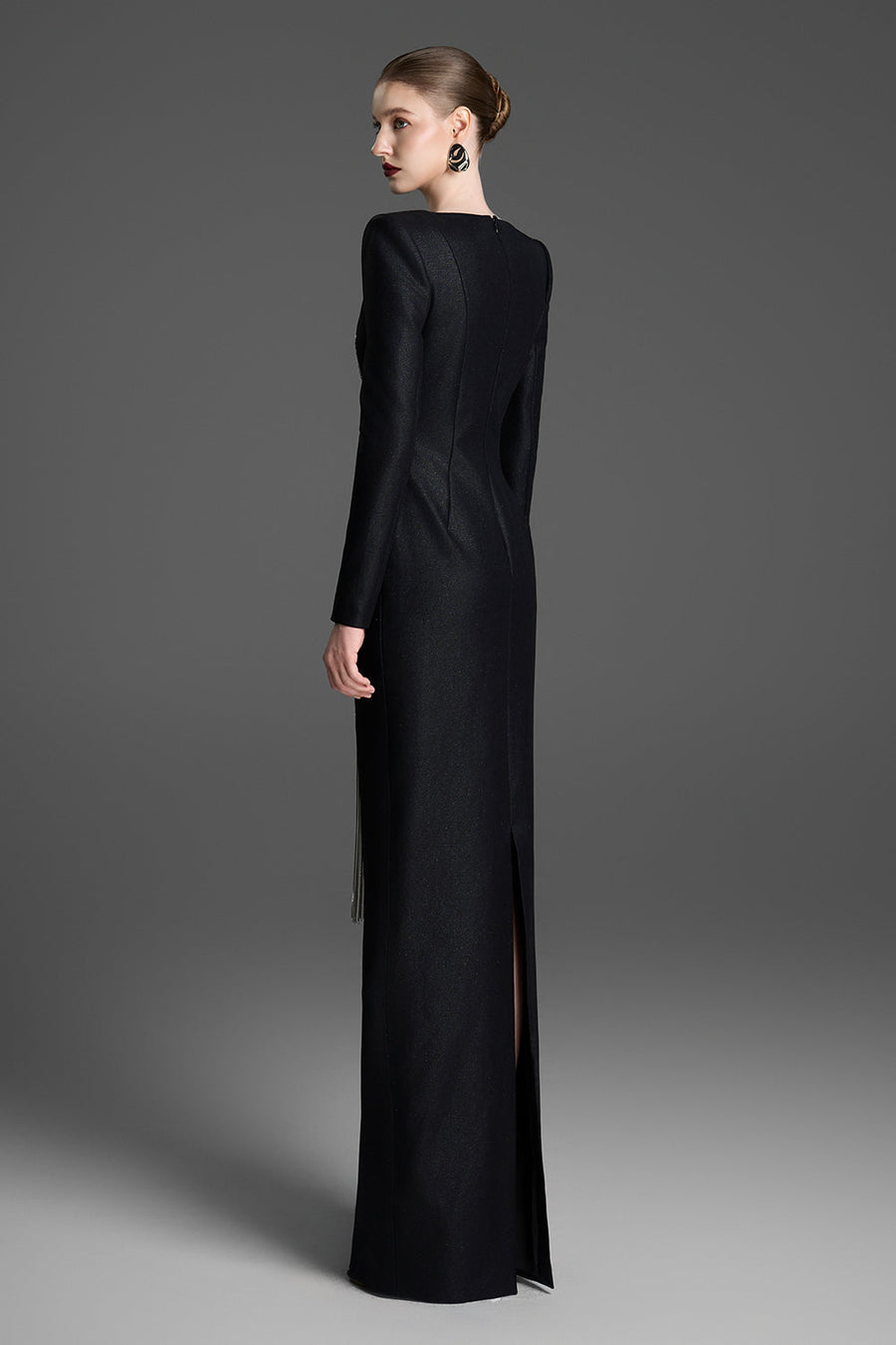 Valentina Sheath Tassel Maxi Dress 4