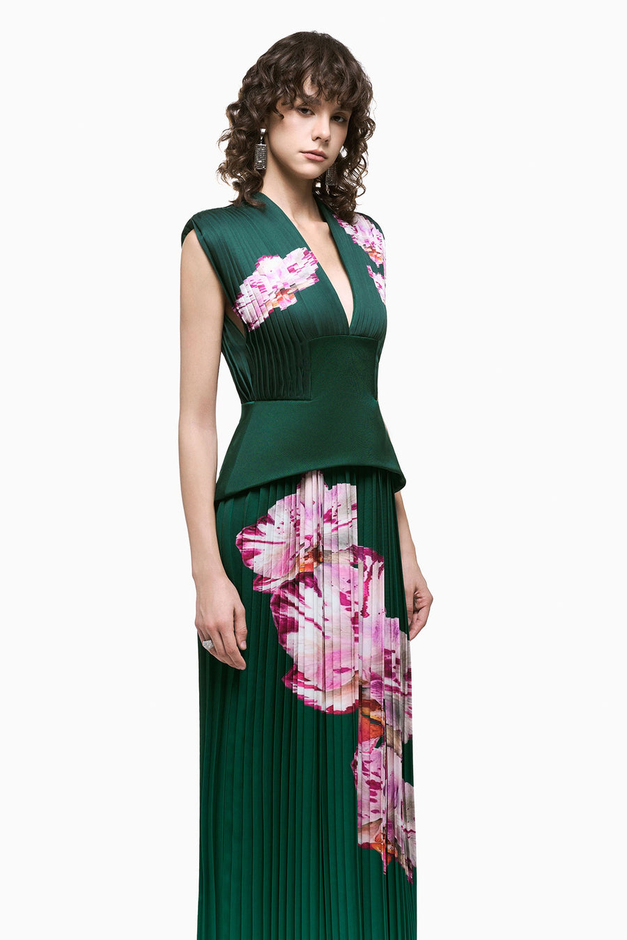 Camellia V-Neck Maxi Dress 3