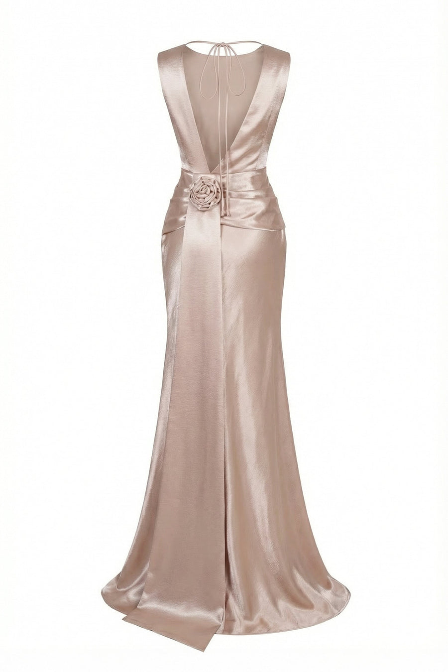 Lux Draped Maxi Dress 3