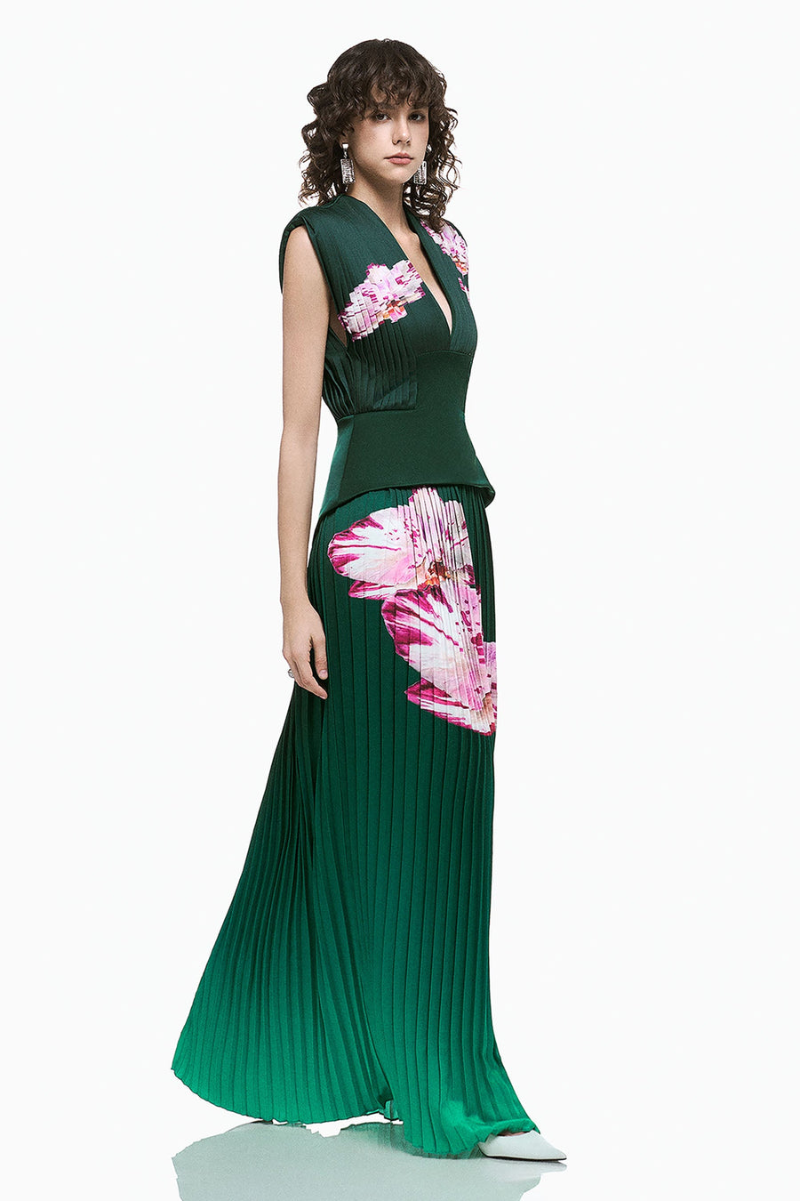 Camellia V-Neck Maxi Dress 2