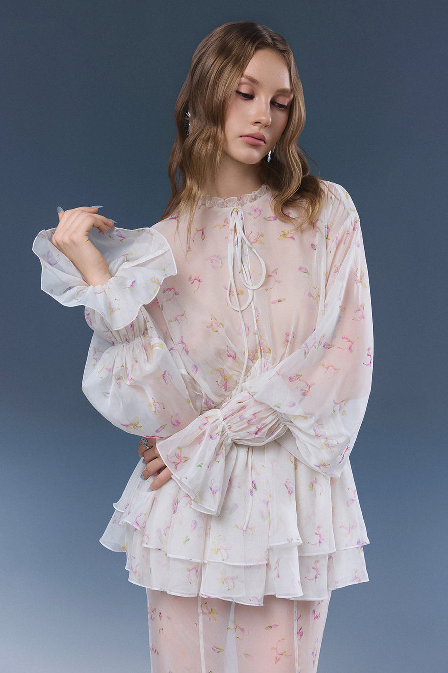 Poppy Ruffle Maxi Dress 6