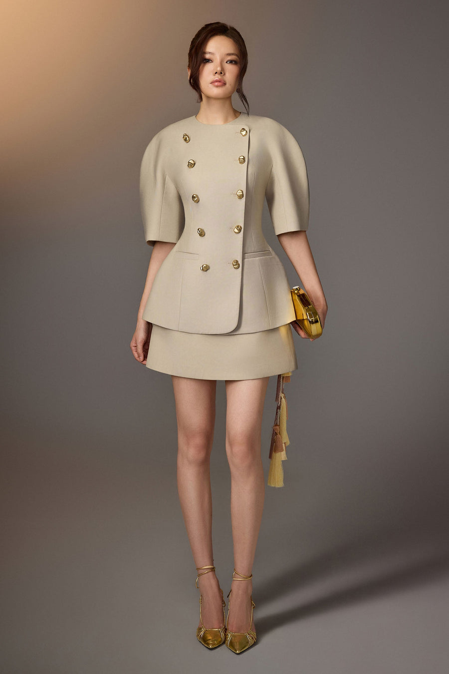 Lune Puff Sleeve Blazer 1