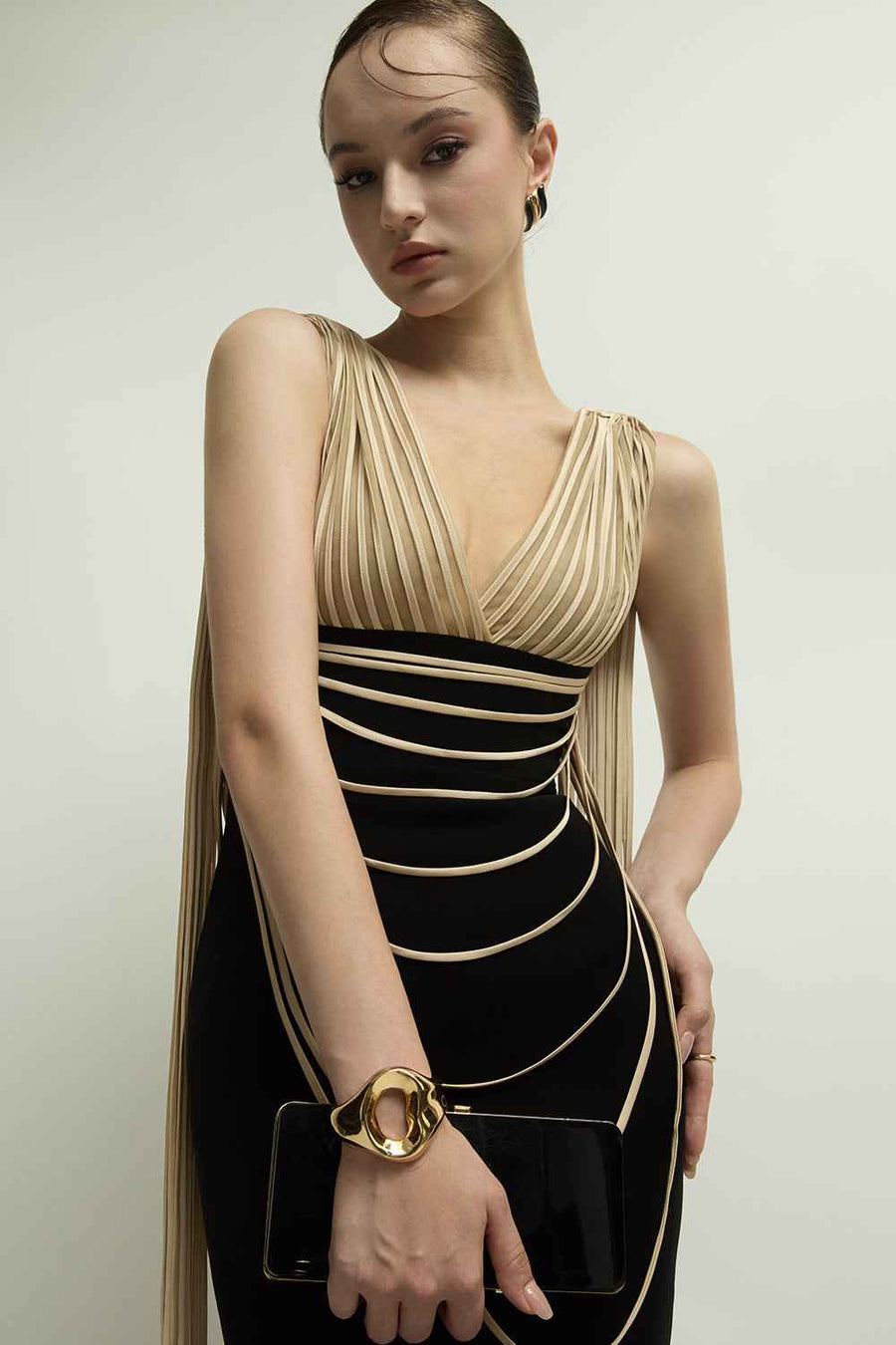Whitshire Sheath Chain Maxi Dress