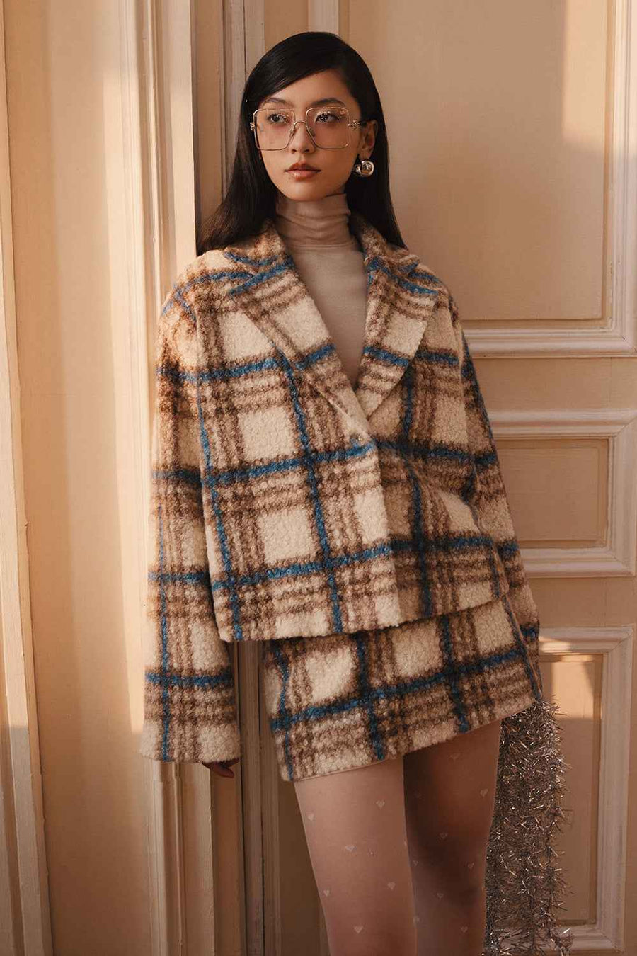 Jose Straight Wool Skirt