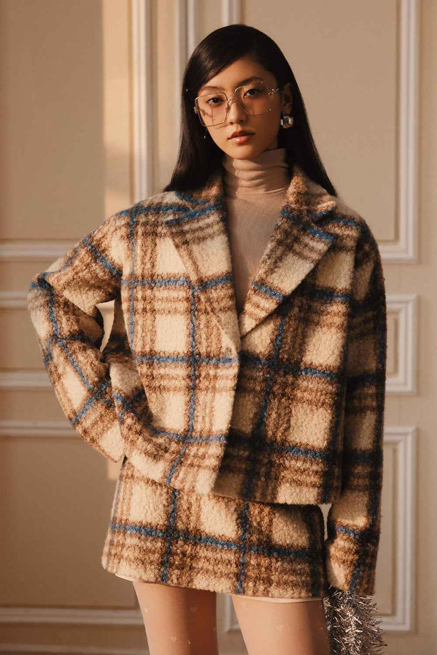 Jose Straight Wool Skirt