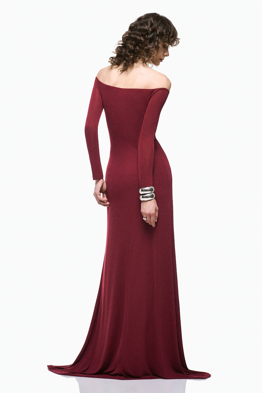 Rhea Ruched Maxi Dress 2