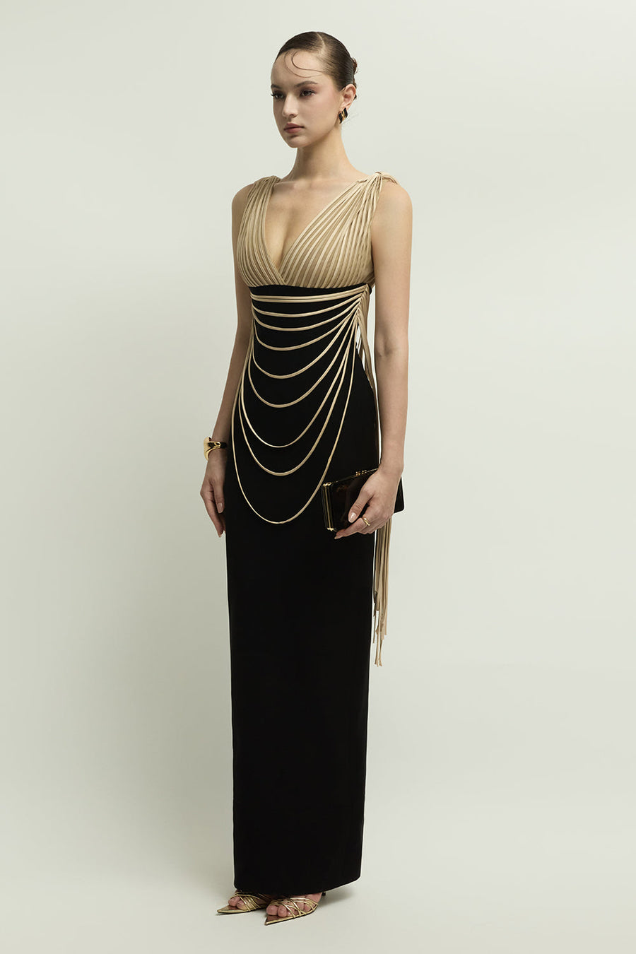 Whitshire Sheath Chain Maxi Dress 6