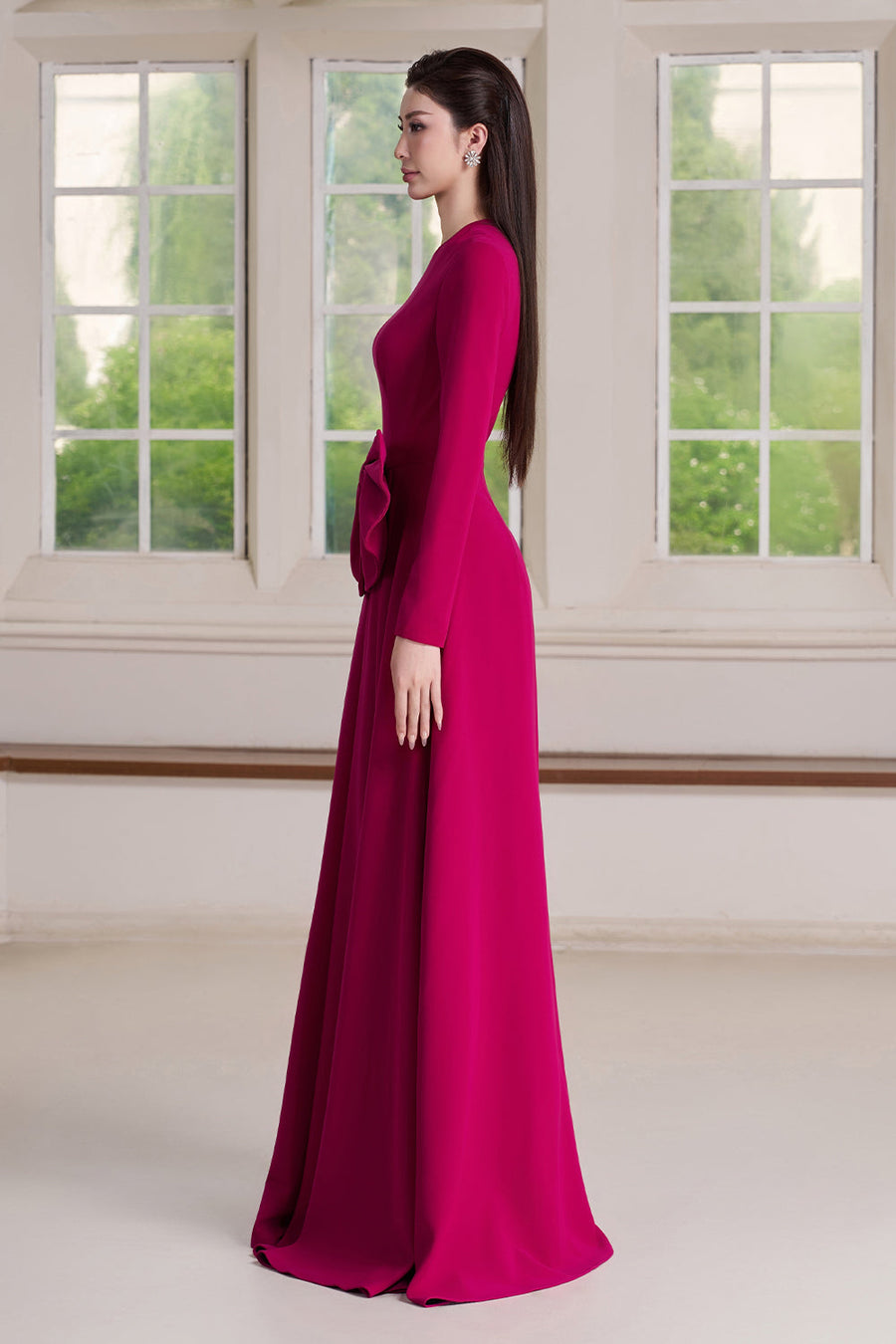Lune Ribbon Maxi Dress 3