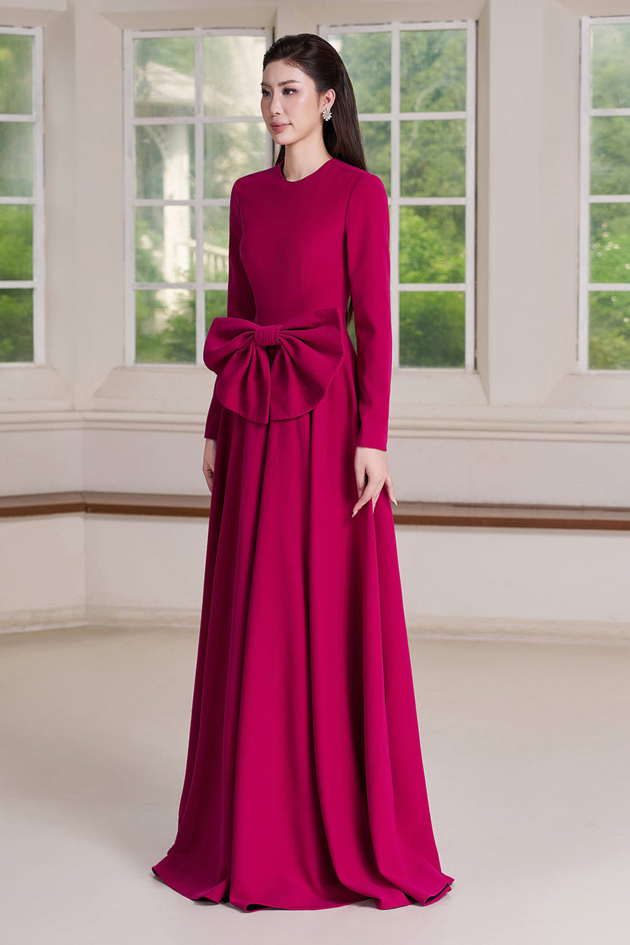 Lune Ribbon Maxi Dress 4