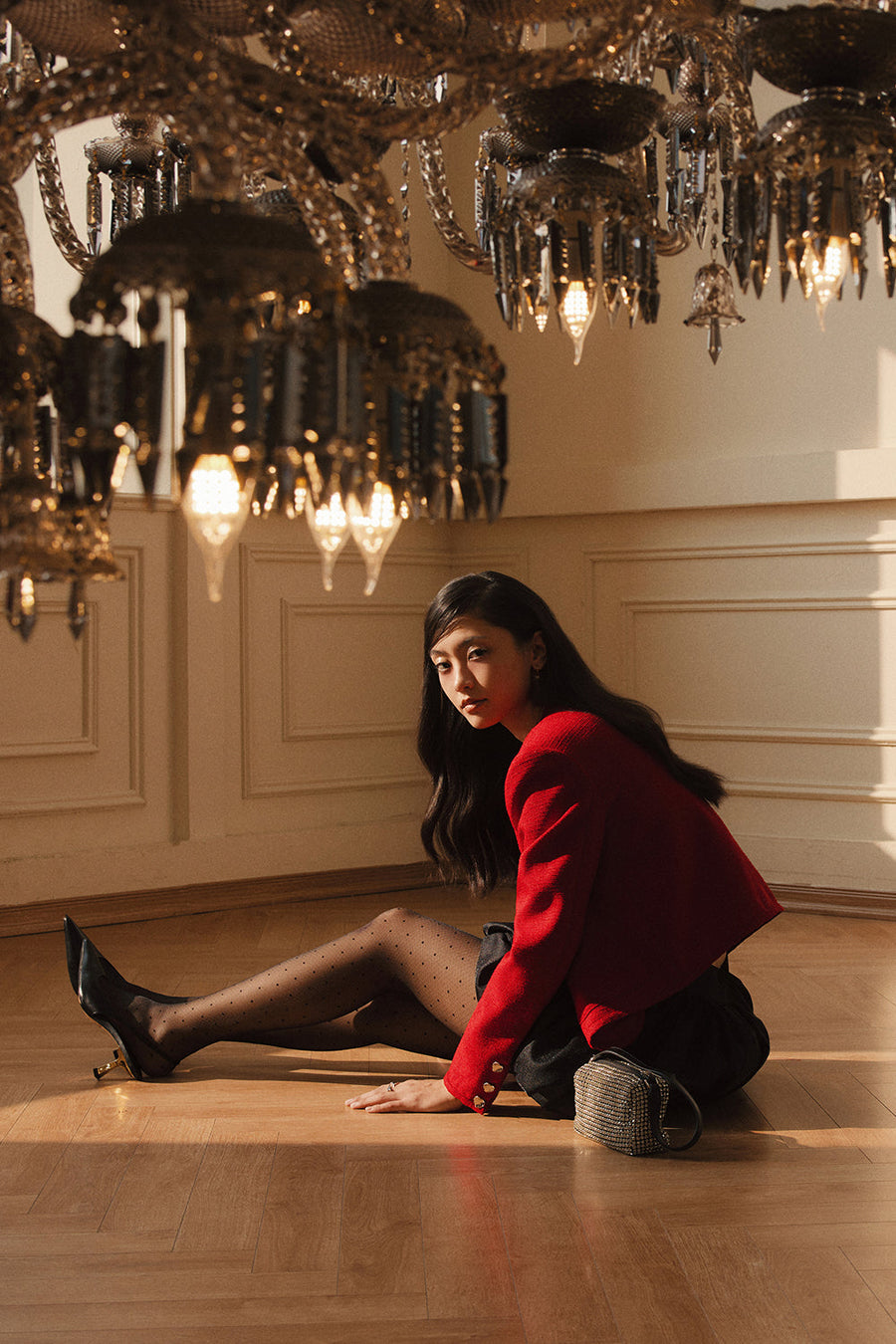 Victoria V-Neck Tweed Jacket 5