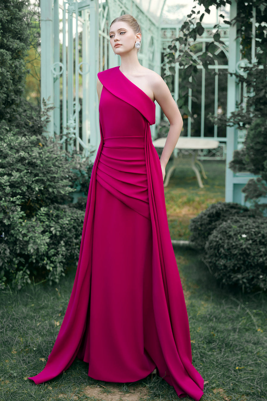 Fae One Shoulder Maxi Dress 4