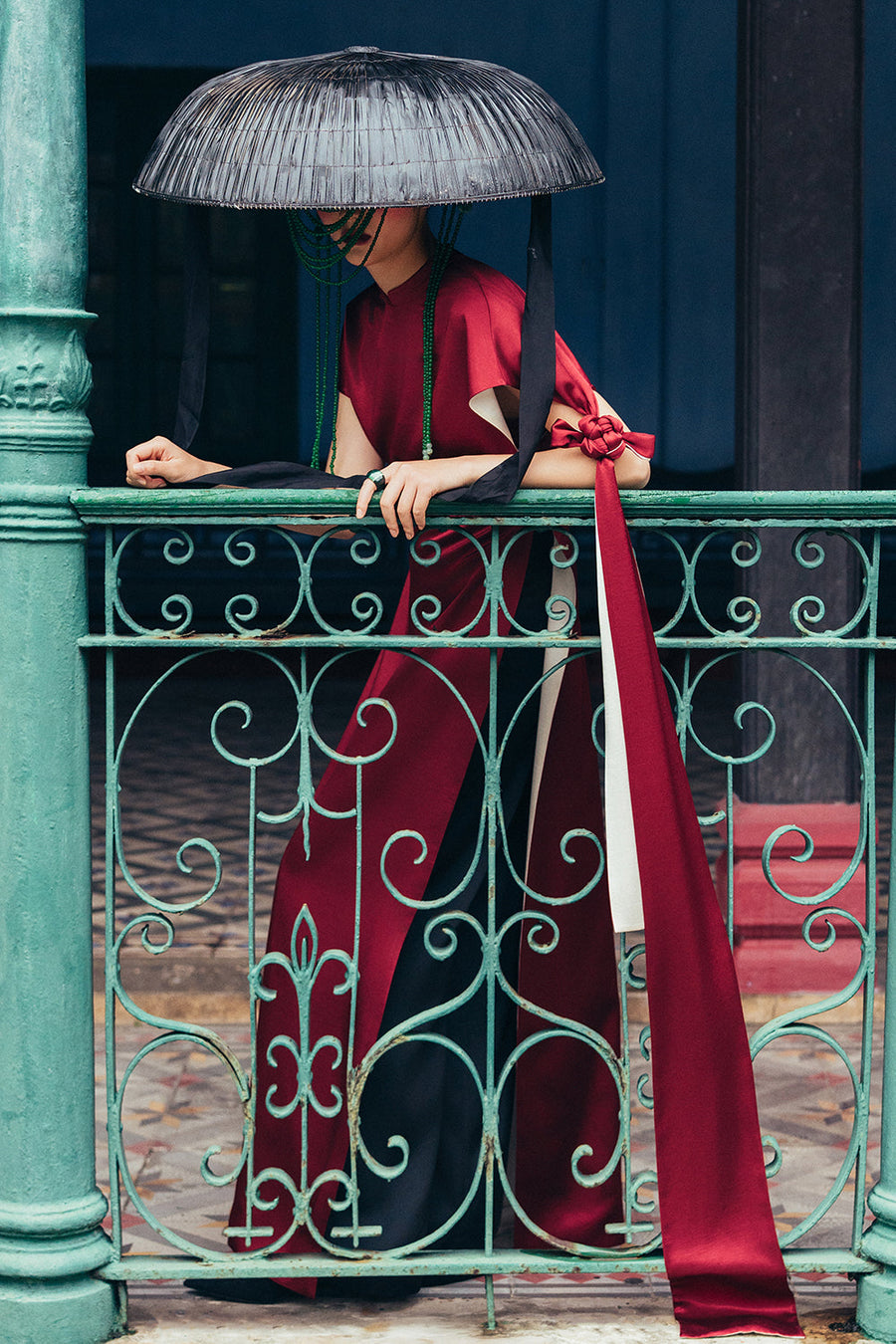 Truong An Straight Synthetic Silk Ao Dai 6